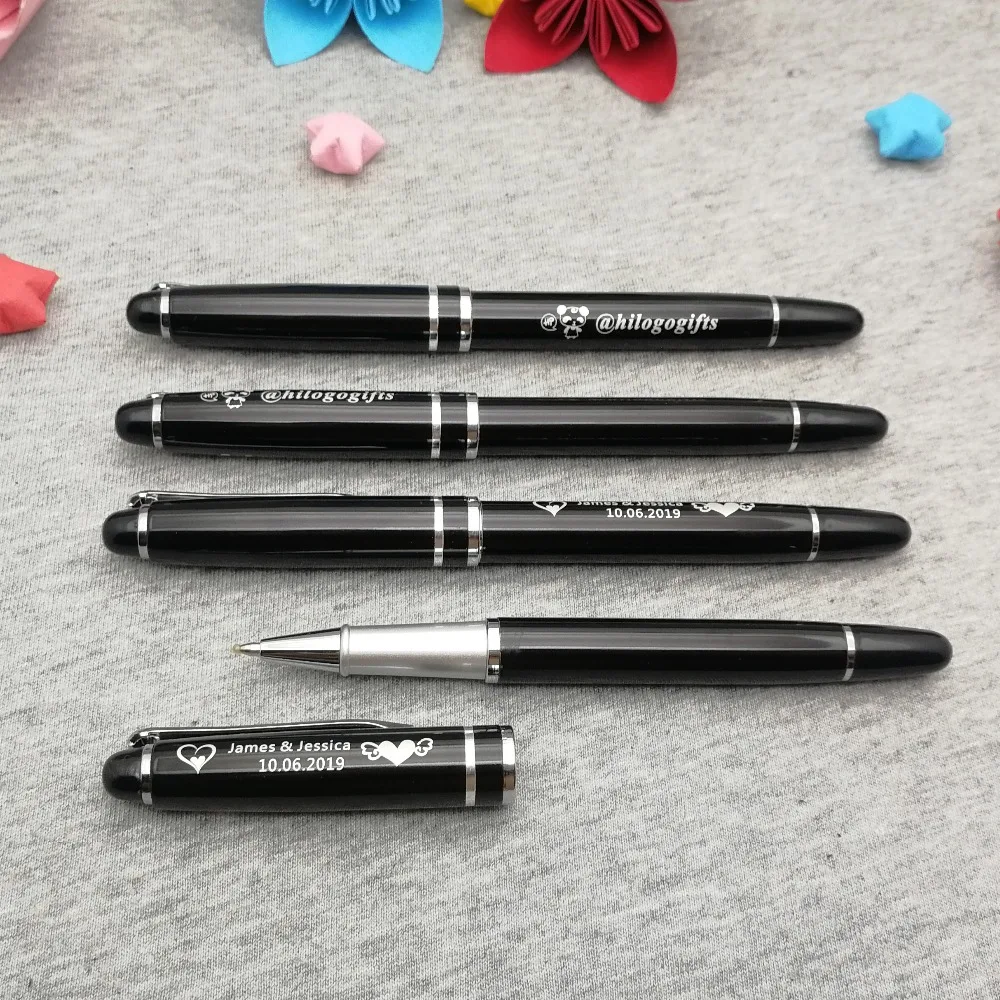

Free logo text on gel pen unique wedding gift for events custom free with any logo/email/phone/weburl on pen body or pen cap