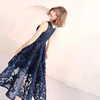 

Royal Blue Evening Dresses Long Evening Dress Party Birthday Arabic Evening Gowns Short 2019 Special Occasion Dresses ES2530