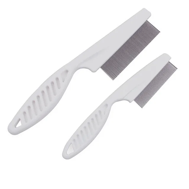 Pet Soft  Animal Care Comb Protect Flea Comb for Cat Dog Pet Hair Grooming Comb Stainless Steel Comfort Flea Comb Grooming 4
