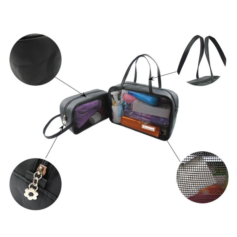 THINKTHENDO Hot New Portable Bathing Bag Mesh Shower Toiletry Travel Makeup Storage Holder THINKTHENDO Hot New Portable Bathing Bag Mesh Shower Toiletry Travel Makeup Storage Holder