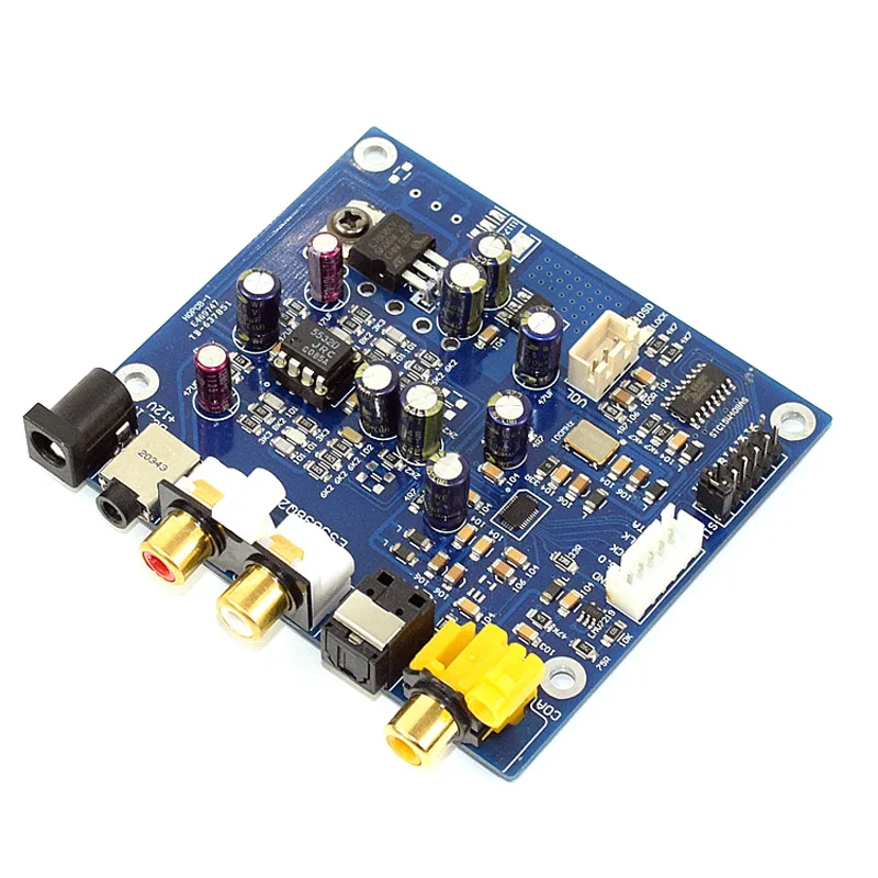 ES9038 Q2M I2S DSD Optical Coaxial Input Decoder DAC Headphone Output HiFi Audio amplifier Board
