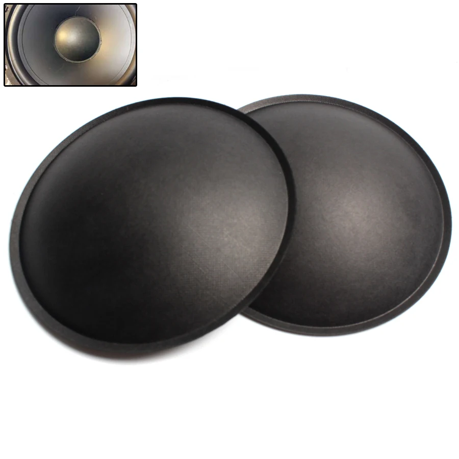 2pc 64mm Speaker Rubber Dust Cap Bass Woofer Dome Dust Cover Speaker Repair Part 