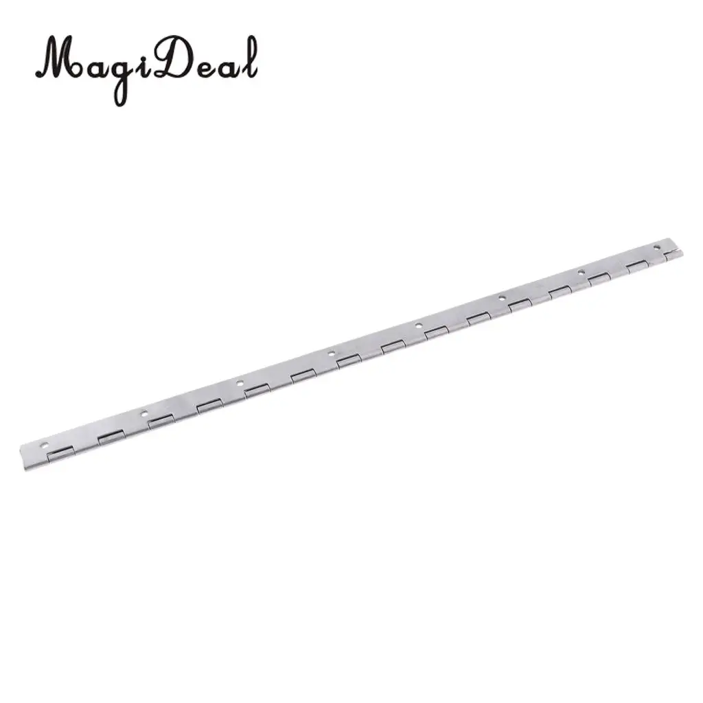 Durable 15'' X 1'' Stainless Steel Boat Piano Hinge Stainless Marine Deck & Cabin Hardware Single Water Sports Rowing Boats