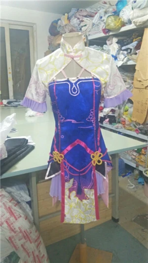 Новая одежда Горячая игра OW Mei D. VA Мерси Трейсер Cheongsam красивые платья Косплей Costome A - Цвет: DVA
