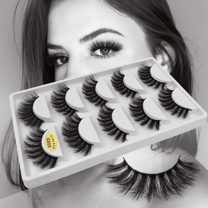 

Thick 3d mink lashes false eyelashes natural makeup eye lashes 3d mink eyelashes false eyelash extensions hand made cilio lashes