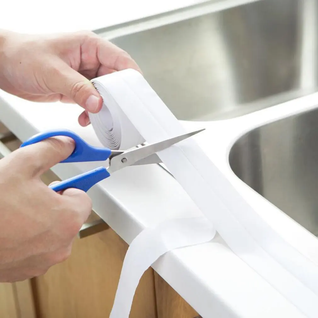 

Kitchen Waterproof Strip Kitchen And Bathroom Sink Anti-mold Moisture-proof Tape Corner Line Door And Window Waterproof Seal