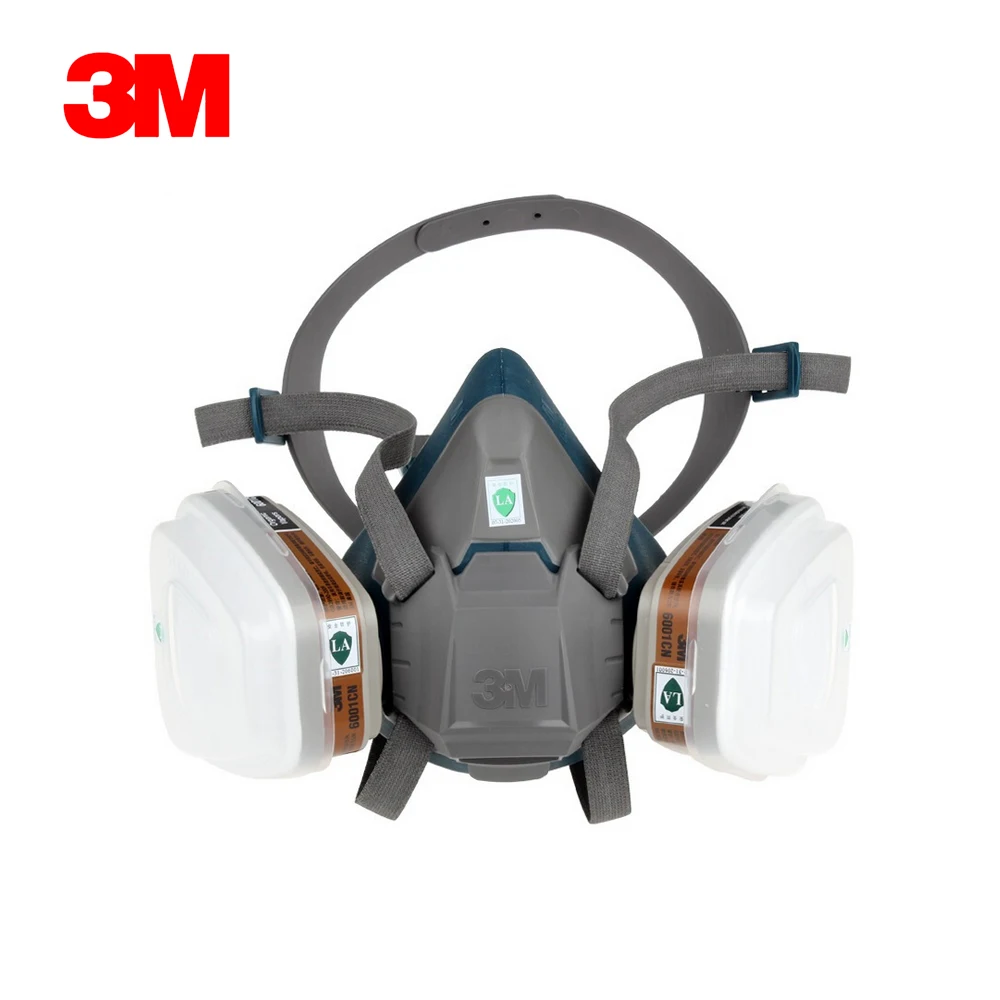 3M 6502 Organic Vapor Respirator Mask Respiratory Protective Gas Masks Paint Chemical Formaldehyde Anti Virus Activated Carbon