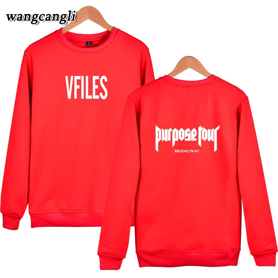 2019 New Arrival Mens Justin Bieber Hoodies and Sweatshirts Purpose Tour Spring Sweatshirt Hoodie men Hip Hop Pullover Tracksuit