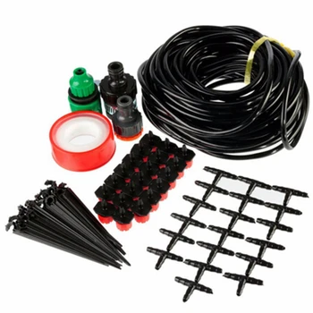 

15m 4/7mm Hose NEW DIY Micro Drip Irrigation System Gardening Drip Irrigation Watering Kits Micro Dripper Kit Garden Supplies
