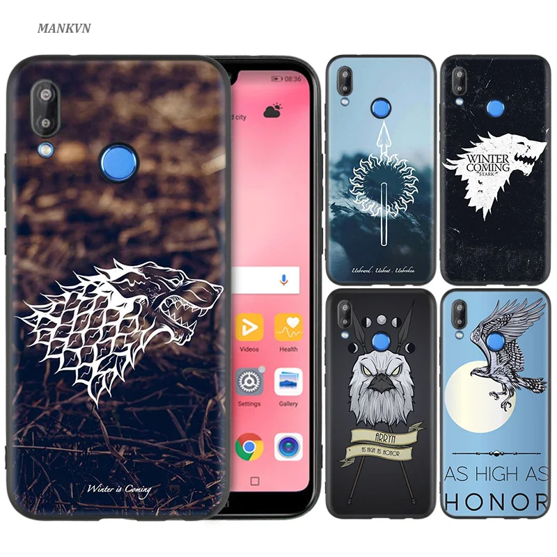 

Silicone Case Cover for Huawei P20 P10 P9 P8 Lite Pro 2017 P Smart+ 2019 Nova 3i 3E Phone Cases House Sigils