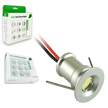 9 шт./компл. 1 Вт Супер Мини Светодиодная лампа фары DC12V IP65 светодиодный похоронены лестница углубленные осветители, мини светодиодный светильник 3000 К 6000