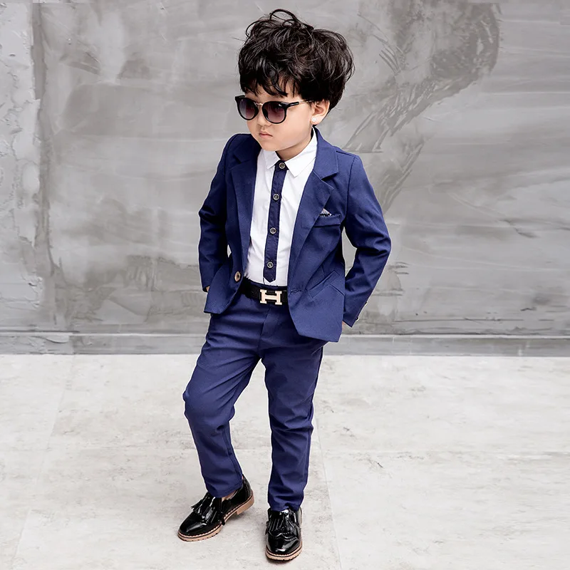 

Children's Leisure Suit Men's Small New Three-piece Suit Boy Suits Autumn Outfit Child Cuhk Suit Boy