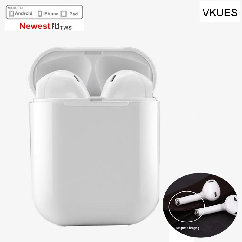 

Touch Control F11 Smart Mini TWS Earbuds Bluetooth 5.0 Wireless Sport Earphones With Charger Case for Smart Phone