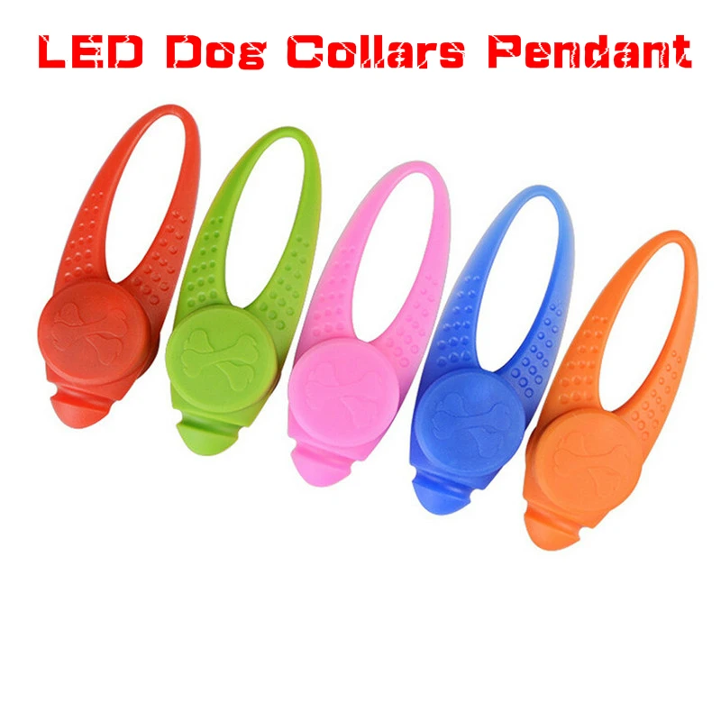 

Pet LED Safety Pendant Necklace Flashing Glow Light Night Light Blinking Collar Pendant for Pet Dog Puppy 8x2.5cm Dropshipping