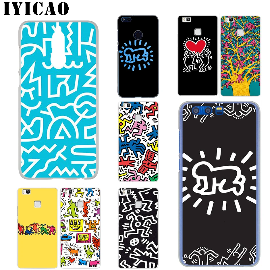 IYICAO Кита харинга для huawei Коврики 20 10 30 Lite рro Y9 2019 Y7 Y6 Prime 2018 2017 крышка чехол телефона