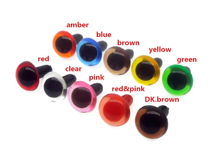 Глаза амигуруми защитные глаза для игрушек 7,5 мм 10 пар 10 цветов на выбор