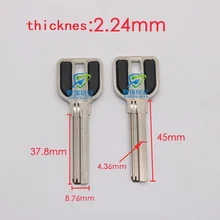 10 шт. JF097 Однослойная Болванка для ключа для мотоцикла с длинным шпоном и правым шпоном