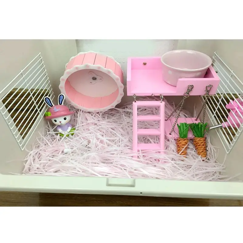 

2018 New Hamster Cage Confetti Filling Raw Material Warm Hamster Nest Supplies Substrate Nesting Animal Cage Bedding
