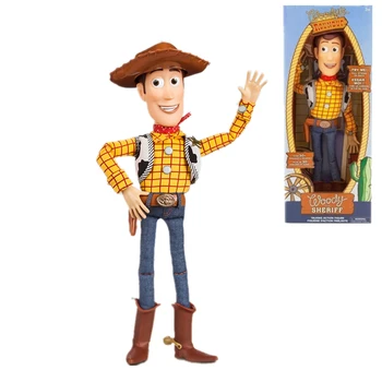 

Disney Pixar Toy Story 4 Sherif Woody cowboy Can Talk Sound and light Buzz Lightyear toys Jessie Action figure Toys For Children