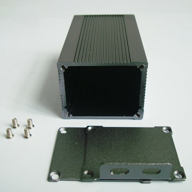 Алюминиевый корпус PCB приборная коробка DIY электронный проект чехол 50 мм * 40 85
