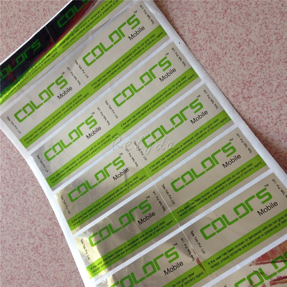 1000pcs 무료 배송 Tamper Evident Sealing Label 위조 방지 상자 카톤 보안 포장 Tamper Evident Sticker 55*25mm