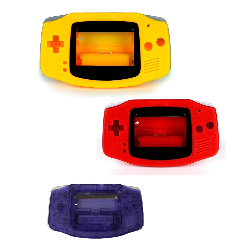 10PCS HOT For Nintendo Gameboy Advance Shell Case Housing Screen For GBA A full set of Plastic case Cover 12 styles