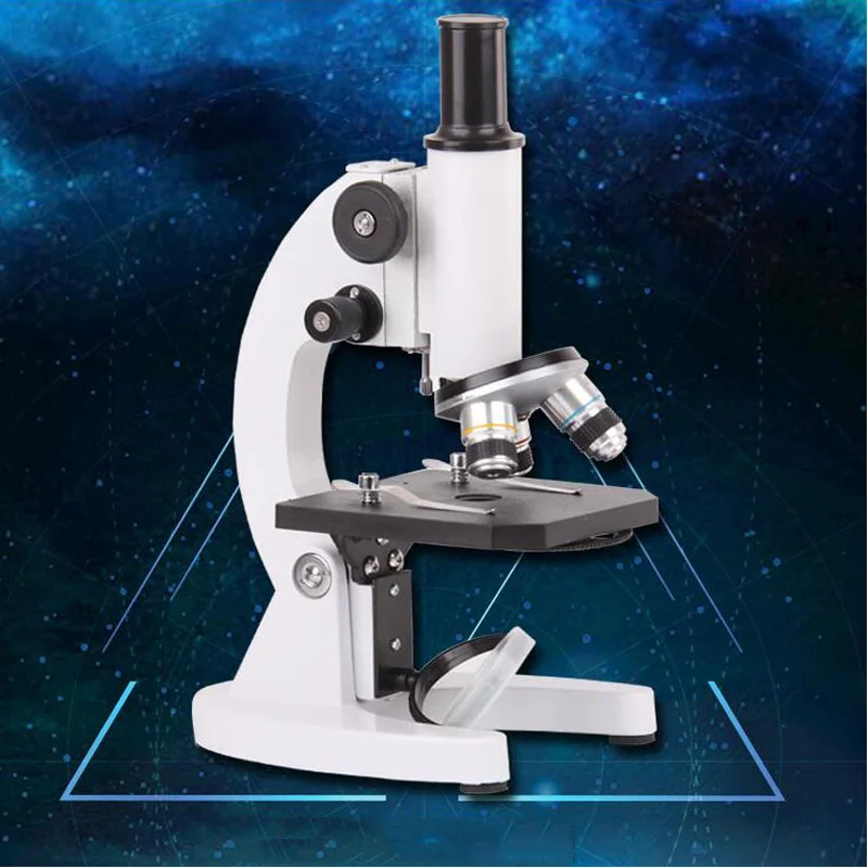 640X монокулярный микроскоп биологический микроскоп для студенческого образования оптический Биологический микроскоп
