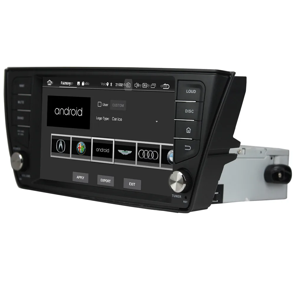 Best 8" Octa Core 4G Android 8.1 4GB RAM 64GB ROM RDS BT Car DVD Multimedia Player Radio Stereo Head Unit For Skoda Fabia 2015-2017 2