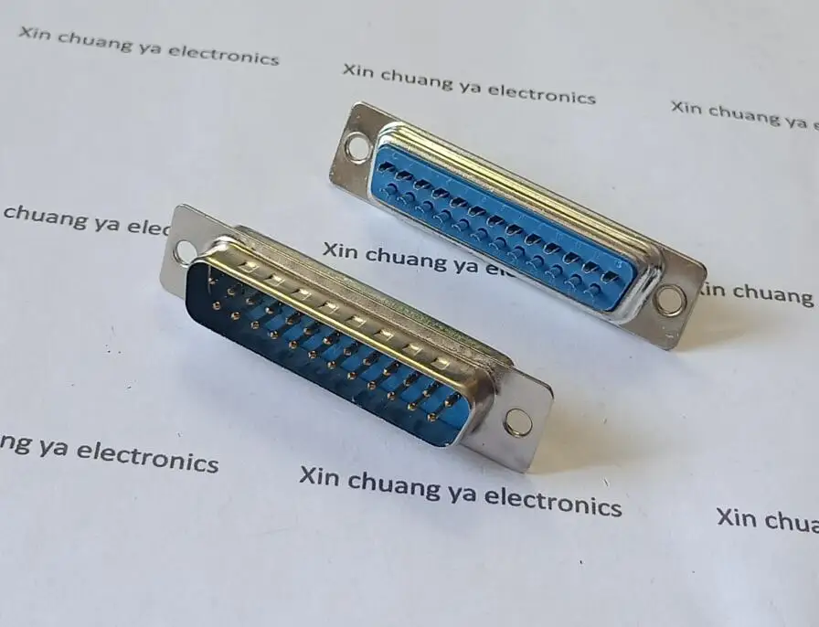 DB25 male Plug DB25 25PIN с разъемом «папа» или муфтовый стыковочный переводник RS232 электронные коннекторы/последовательный порт/тип сварочной проволоки - Цвет: DB25 male Plug