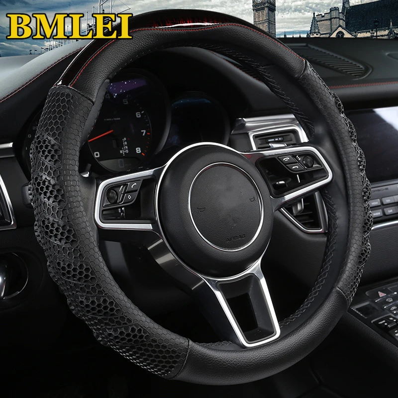 3D Leather Silica Gel Car Steering Wheel Cover Giving You Comfortable