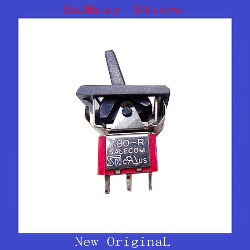 

1PCS 2PCS/LOT SH T80-R AC 250V/3A 125V/5A Momentary SPDT 3 Positions Toggle Switch