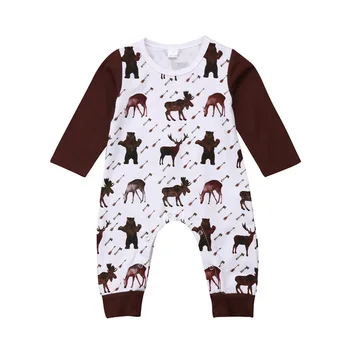 

Cute Infant Baby Boys Girls Animal D Rompers Toddler Causal Coverall Outfits
