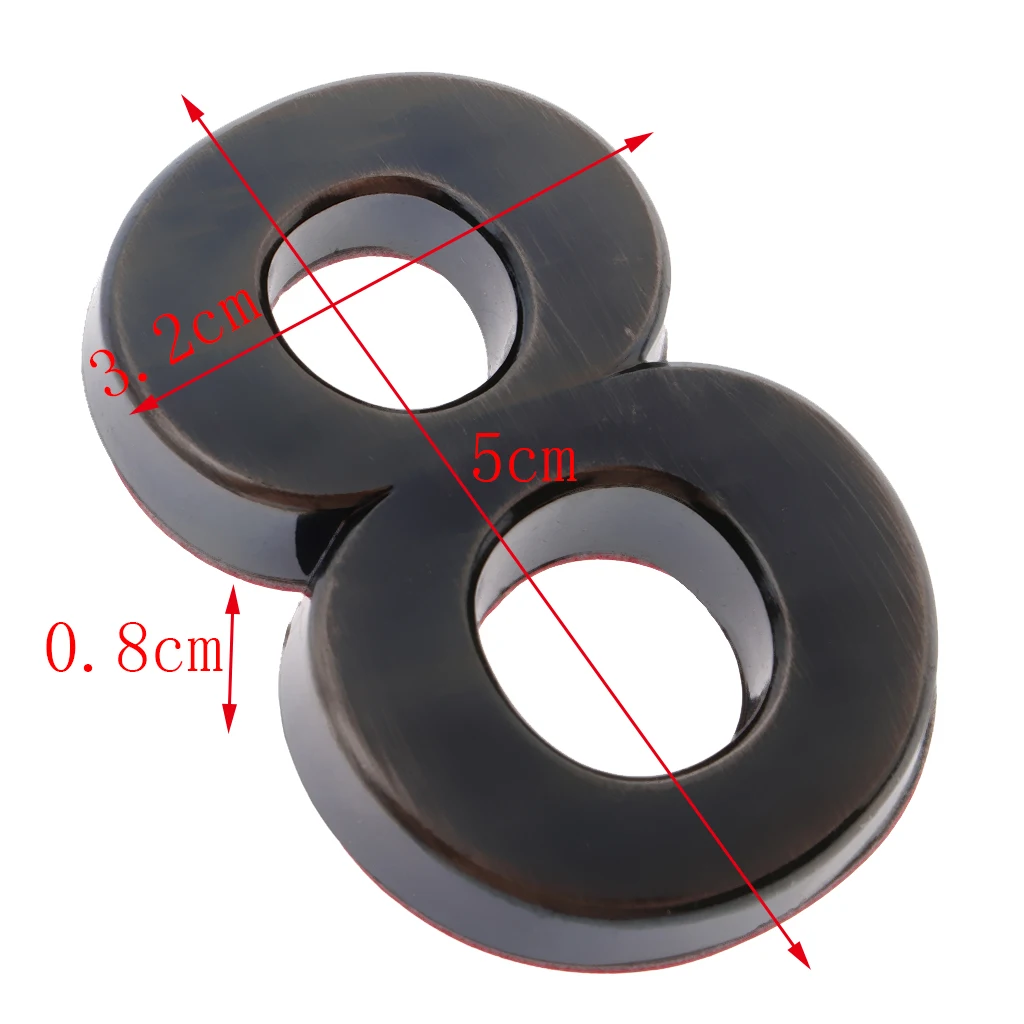 Self-adhesive House Address Digits Numbers Sign Stickers for Mailbox Apartment Hotel Door Address Number Sign