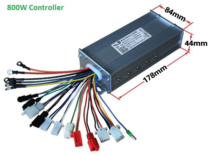 800 Вт 48 В e-велосипед центр Контроллеры двигателей для электрического велосипеда