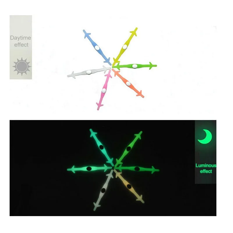 Sentcharm 12 шт./упак. без галстука Световой силиконовая Шнурки для Для мужчин Для женщин присутствует оптовая продажа вечерние подарок светятся