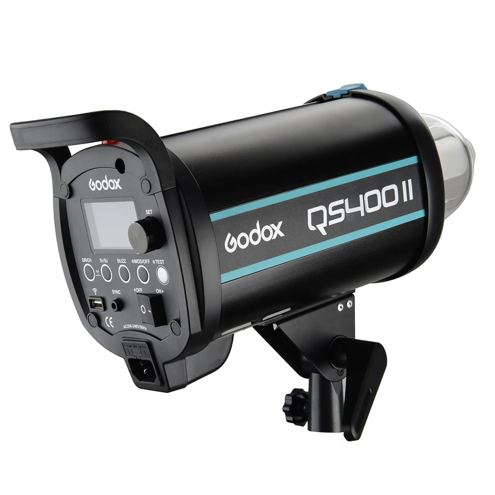Светильник для моделирования стробоскопической вспышки Godox QSII серии QS400II 5600K Цветовая температура для любителей или профессиональных студийных фотографов