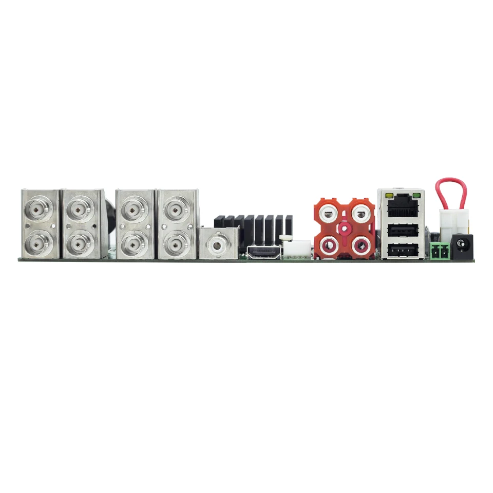  OUERTECH AHD CVI TVI IP CVBS 5in1 8CH CCTV DVR placa 1080P 4CH de Audio RCA en 2 SATA HDD placa pri