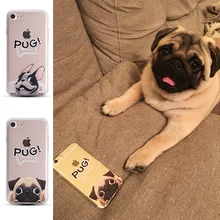 Pocket Bull Dog TPU Phone case for iphone 7 5 5S SE For iphone 6 6s 6/7/8 plus X