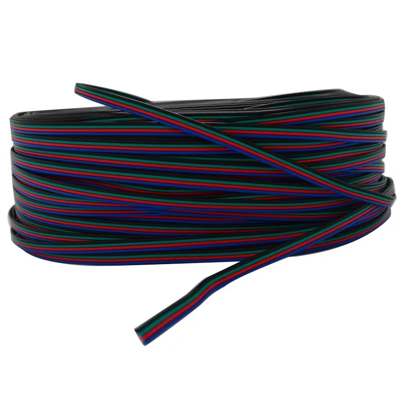 4Pin 1 м 10 20 50 22 awg RGBW светодиодный удлинитель провод для светодиодной лампы 5050 3528