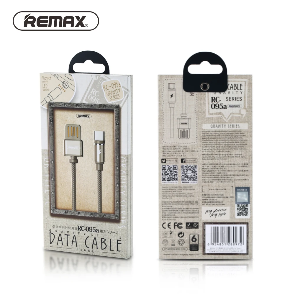Магнитный кабель micro usb Remax со светодиодной подсветкой для samsung S7 xiaomi зарядный 8