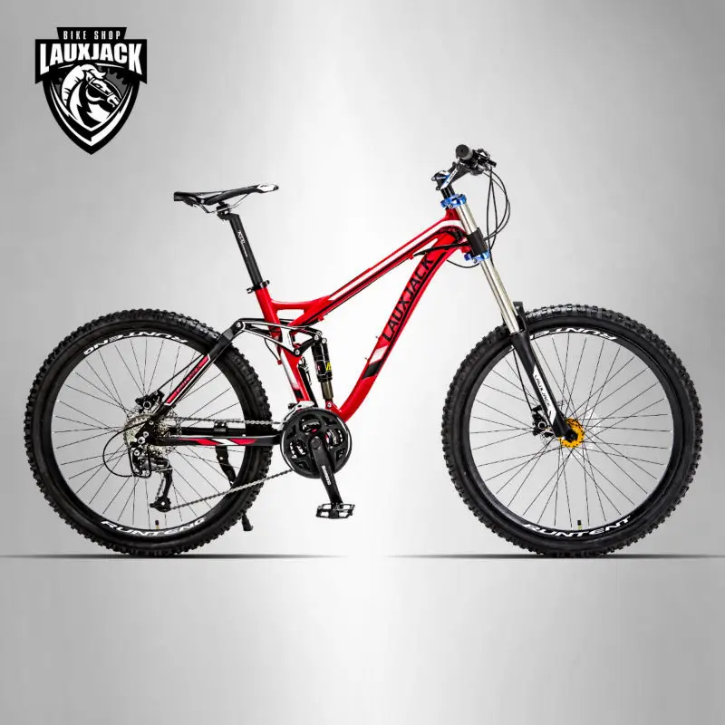 LAUXJACK горный двкхподвесной велосипед алюминиевая рама 26&quot колеса 24/27 скорости