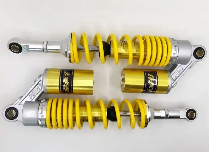 2 шт. 1" 360 мм рессора для мотоцикла Подвеска для HONDA SUZUKI Kawasaki Aprilia YAMAHA Benelli KTM ATV желтый
