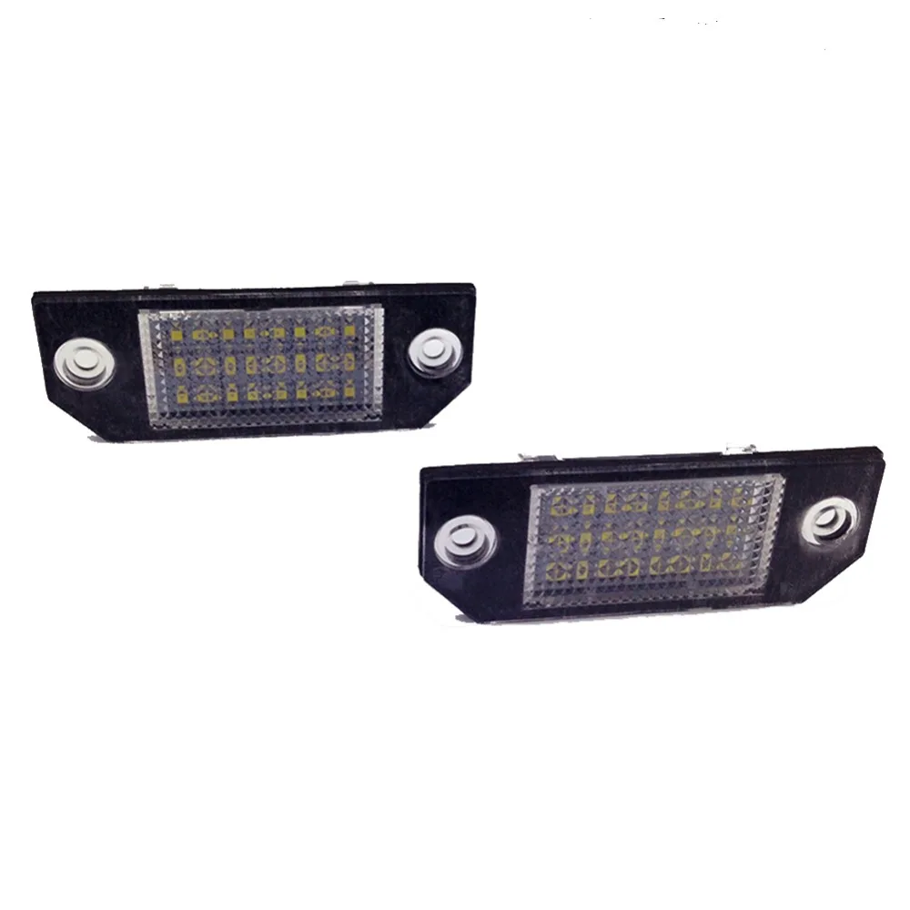 

Car Number Lamp LED License Plate Light 24-SMD Replacement 2Pcs/Set White Compatible Ford Focus C-MAX 03- MK2 03-08