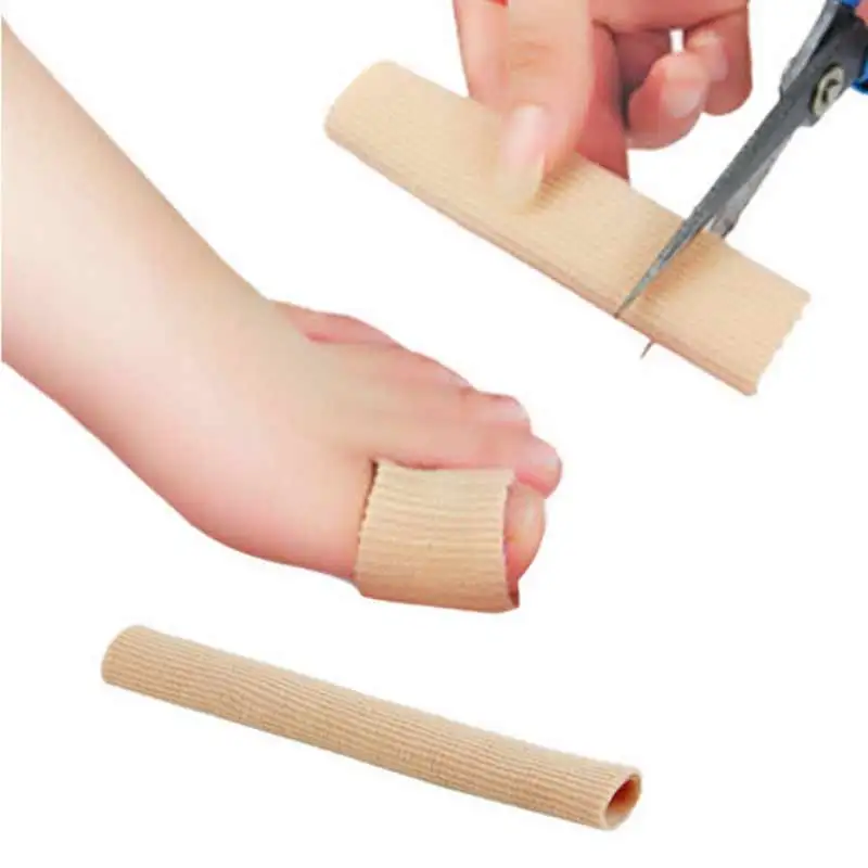 

1Pc Fabric Gel Tube Bandage Corns and Calluses / Hallux Valgus /Bunion Guard Feet Finger Toe Protector Pain Relief