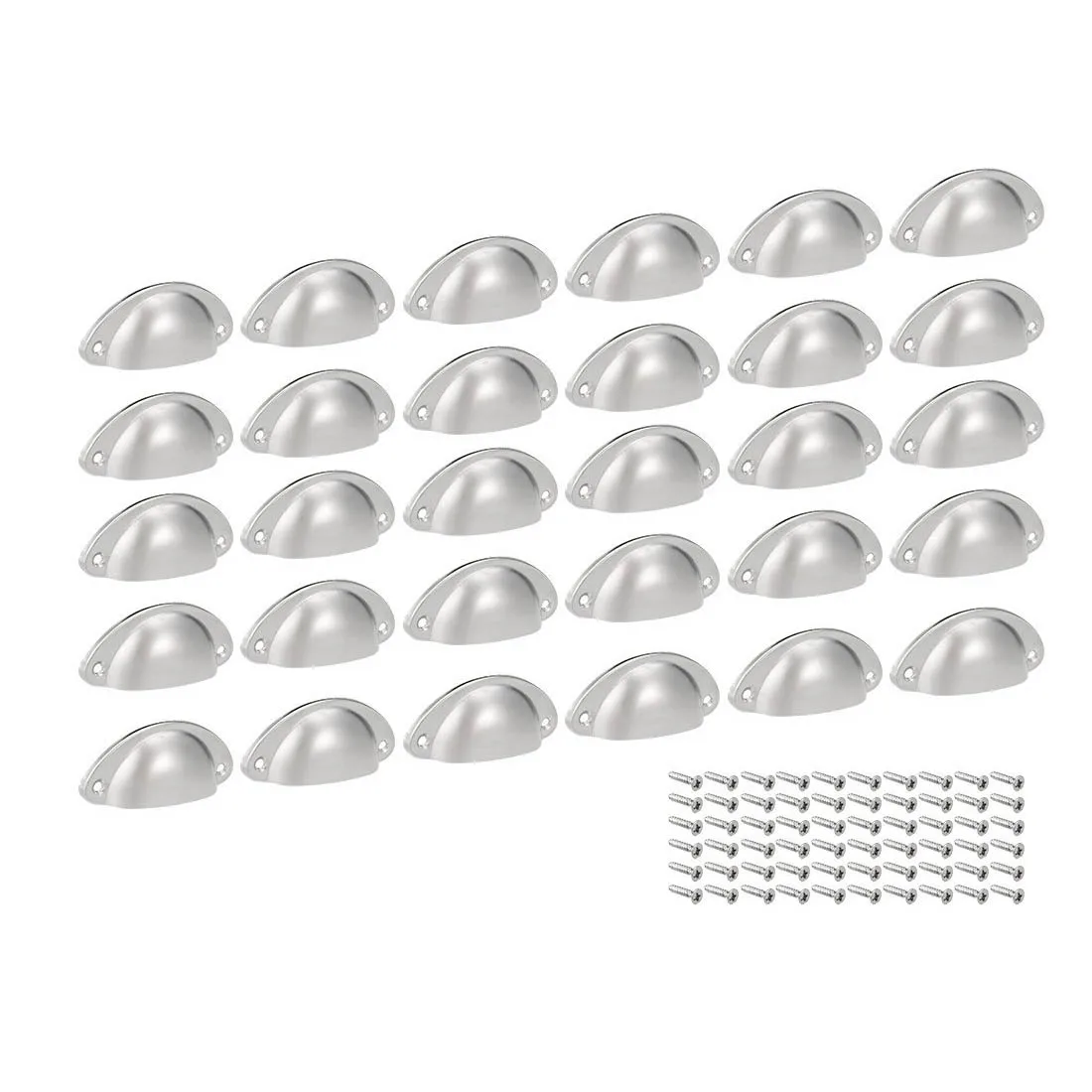 LIXF 30 Pack Cup Drawer Pull Kitchen Cabinet Handle 66mm Hole Centers | Обустройство дома