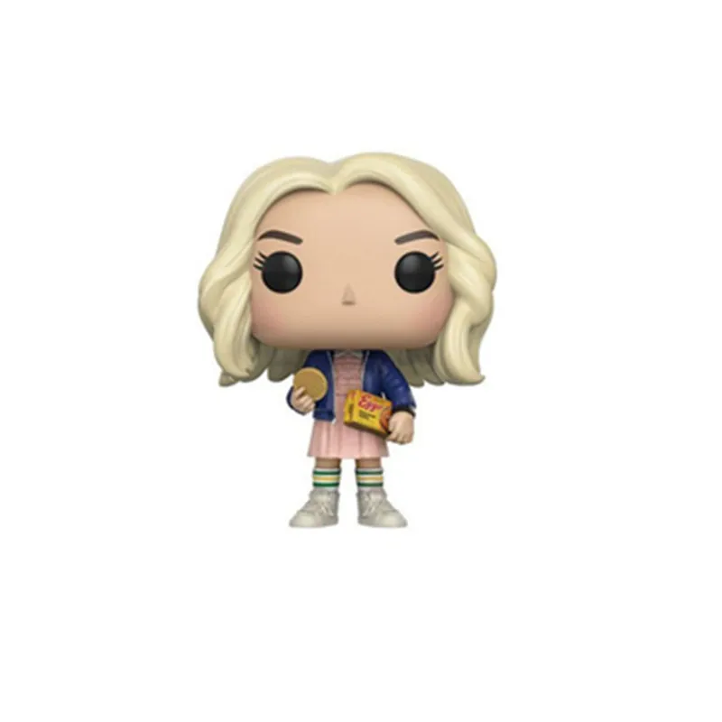 Stranger Things Action Figure Toys Game TV Stranger Things & Little Eleven with Eggos Figuras Dolls Keychain Keyring Kids Friends Gift (1)
