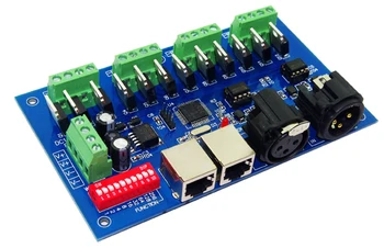 

best price 1 pcs 12 channel Max 3A 4 groups with(XLR RJ45) dmx512 decoder Controller use for led strip light