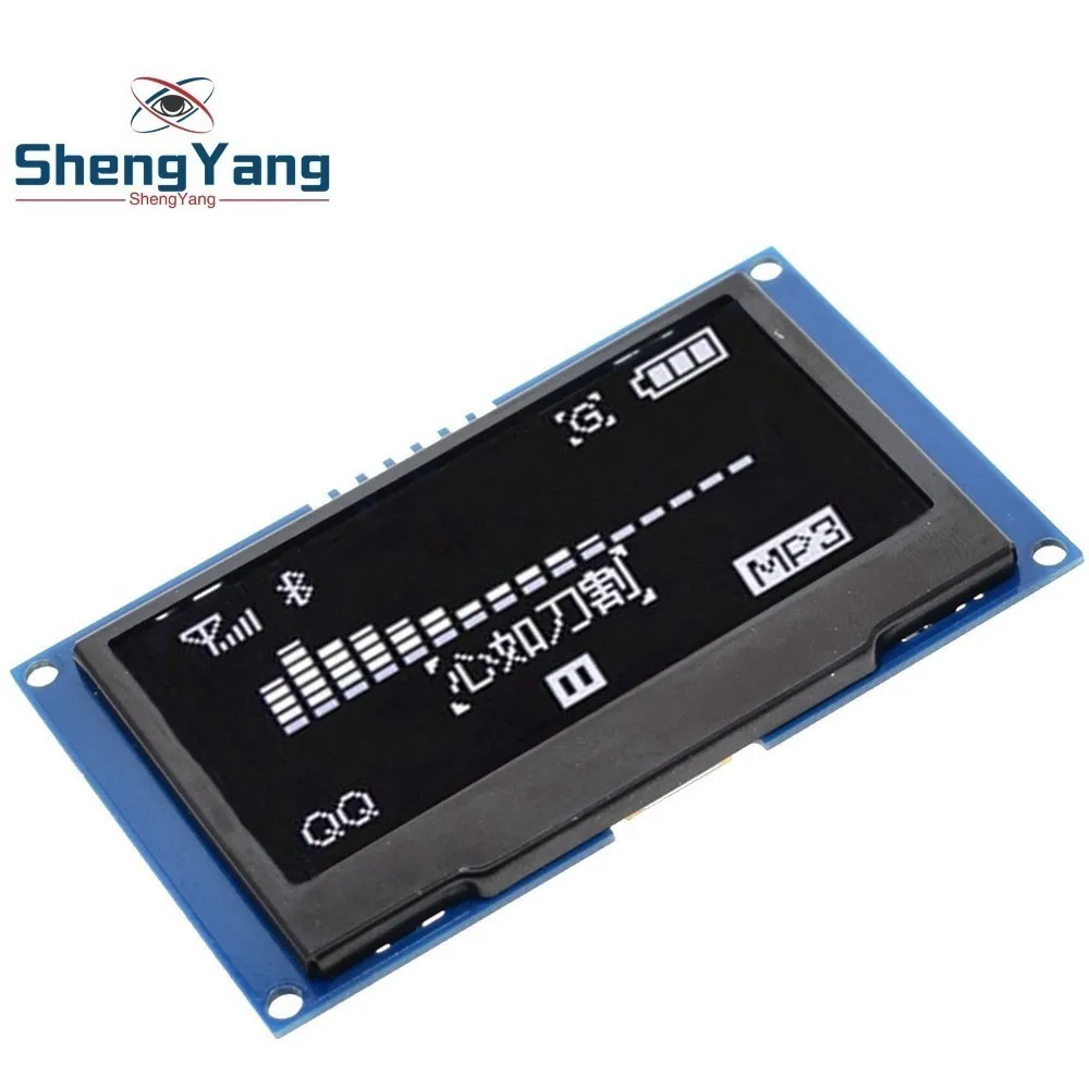 ShengYang белый 2,4" 2,42 дюймов ЖК-экран 128x64 OLED дисплей модуль IIC IEC SPI серийный для C51 STM32 SPD0301