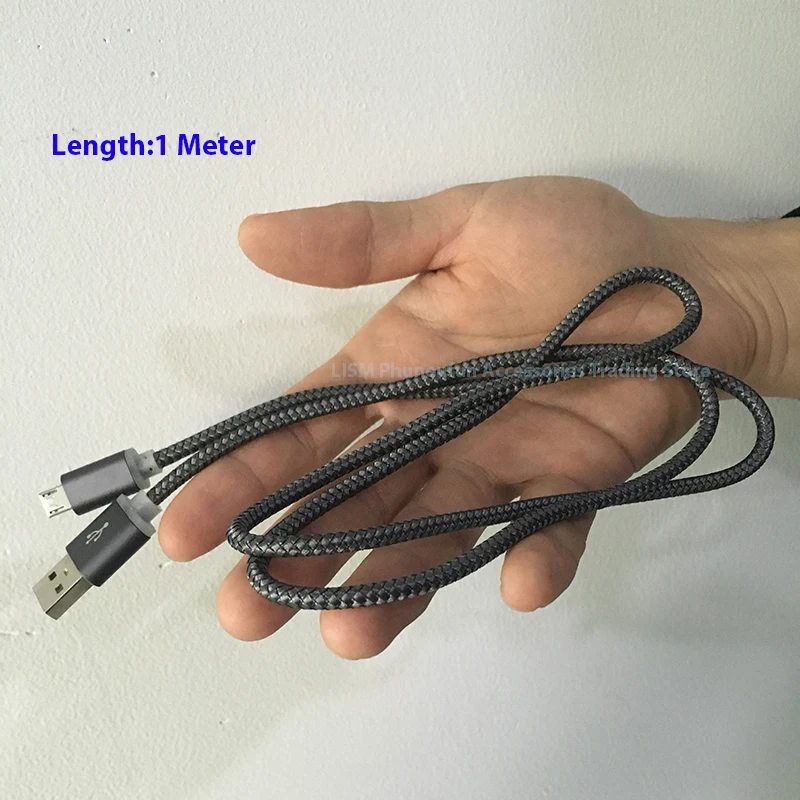 7 мм Длинный разъем 1 м микро USB штекер нейлоновый кабель для Oukitel k6000 pro C8 K3 для Leagoo KIICAA power m9 для samsung Galaxy j5 j7