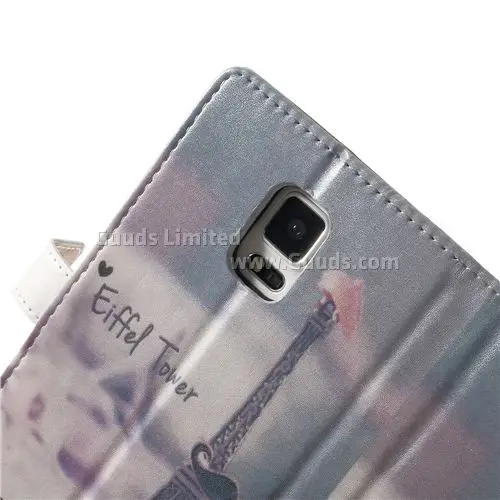 Eiffel Tower Leather Flip Cover for Samsung Galaxy Note 4 N910